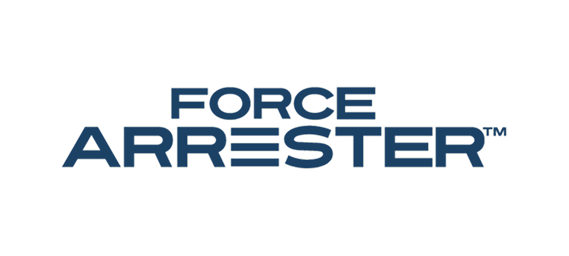 Logo or product name with the text 'FORCE ARRESTER' in dark teal on a light green rectangle.