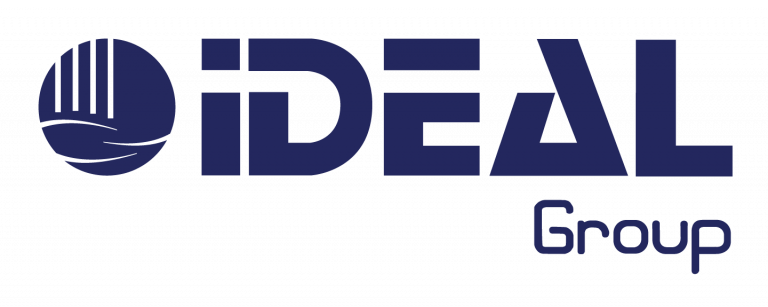 IDEAL Group logo in dark blue.