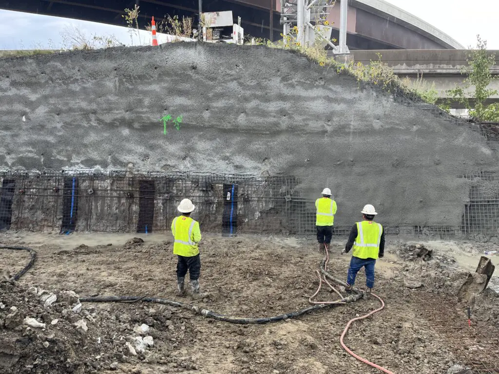 Shotcrete project in Kansas City