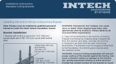 Standard Helical Lifting Bracket